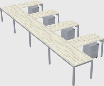 L-shaped desk