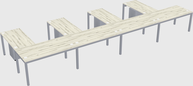 L-shaped desk