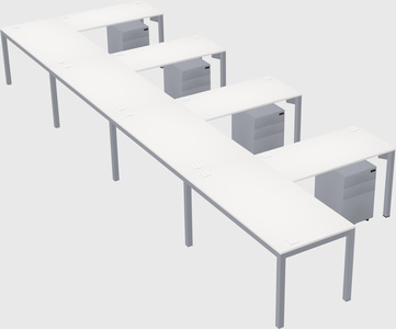 L-shaped desk