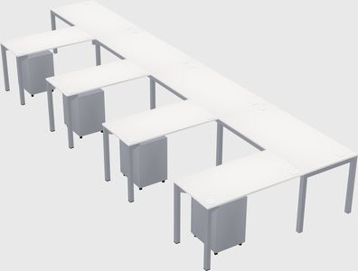 L-shaped desk