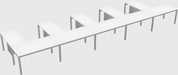L-shaped desk