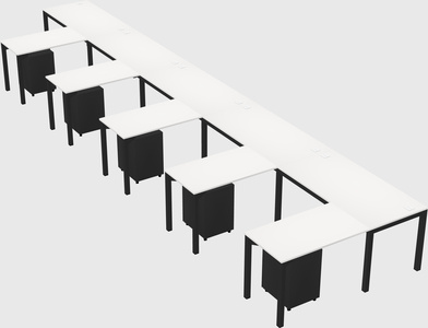 L-shaped desk