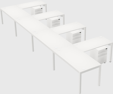 L-shaped desk
