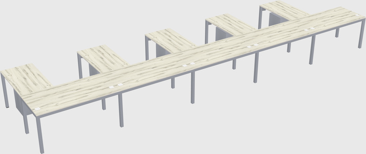 L-shaped desk