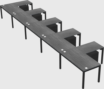 L-shaped desk