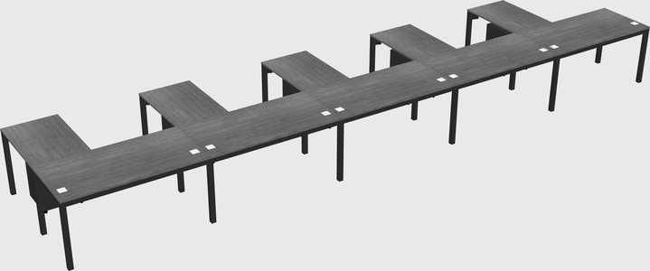 L-shaped desk