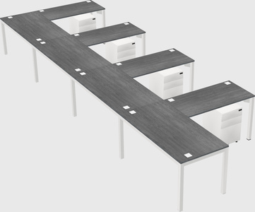L-shaped desk