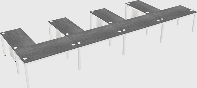 L-shaped desk