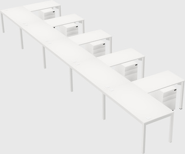 L-shaped desk