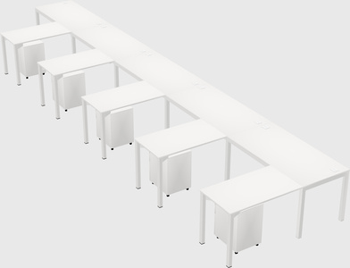 L-shaped desk