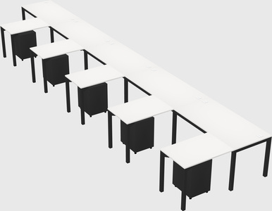 L-shaped desk