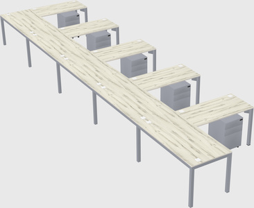L-shaped desk
