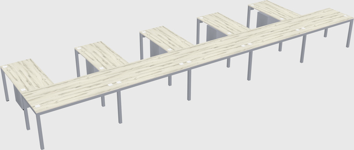 L-shaped desk