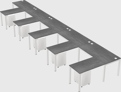 L-shaped desk
