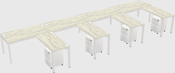 L-shaped desk