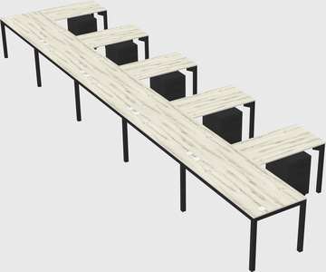 L-shaped desk