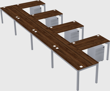 L-shaped desk