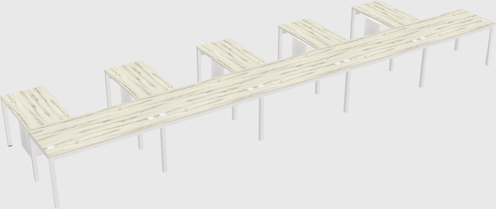 L-shaped desk