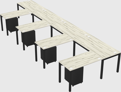 L-shaped desk