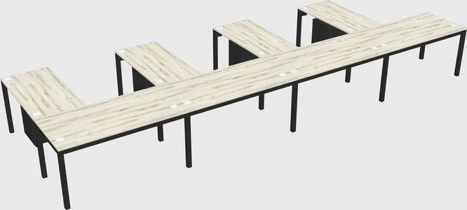 L-shaped desk