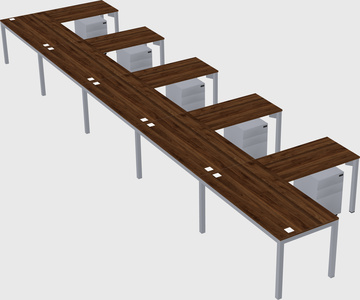L-shaped desk