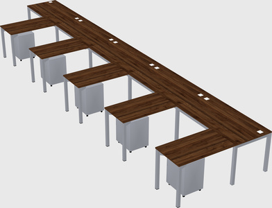 L-shaped desk