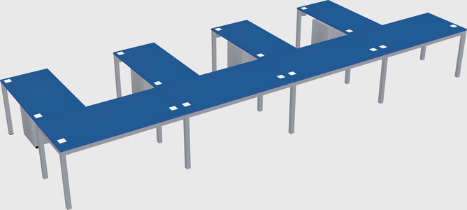 L-shaped desk
