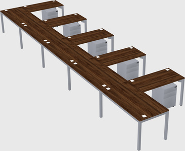 L-shaped desk