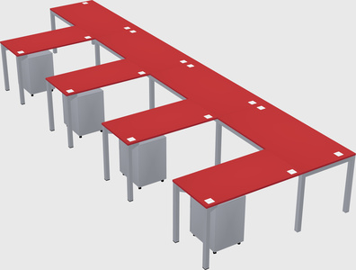 L-shaped desk