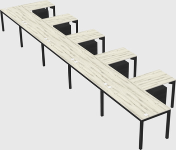 L-shaped desk