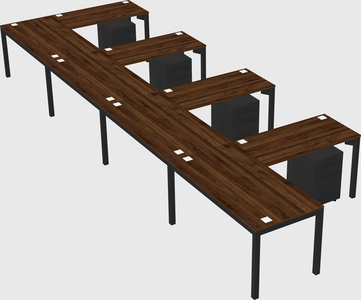 L-shaped desk