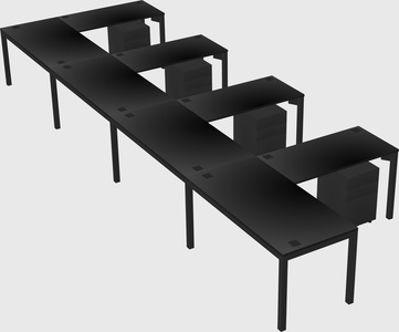 L-shaped desk