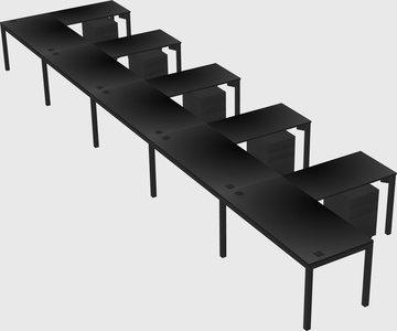 L-shaped desk
