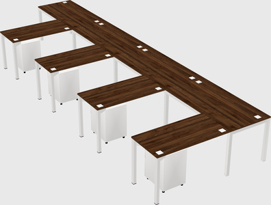 L-shaped desk