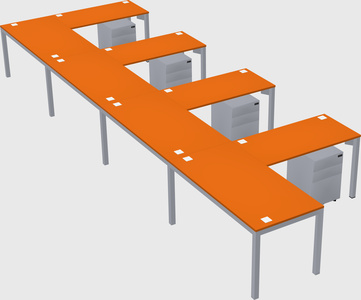 L-shaped desk