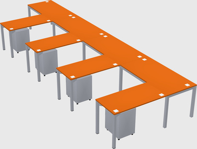 L-shaped desk