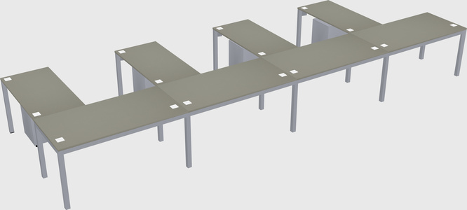 L-shaped desk