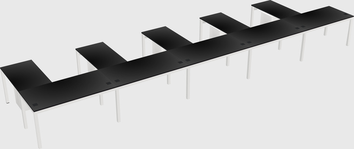 L-shaped desk