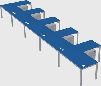 L-shaped desk