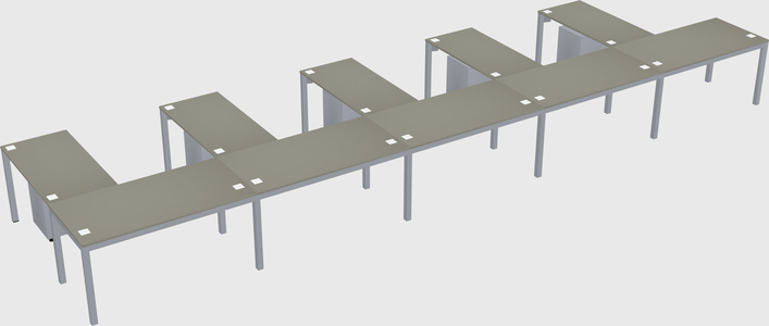 L-shaped desk