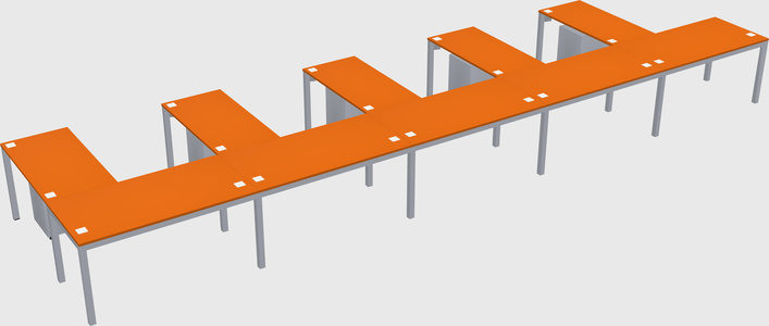 L-shaped desk