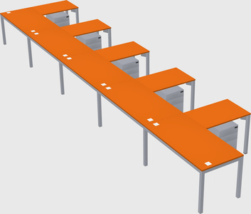 L-shaped desk
