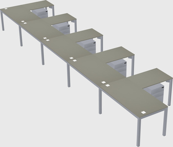 L-shaped desk