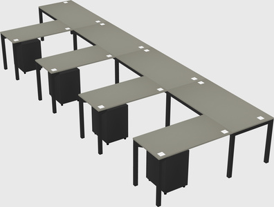 L-shaped desk