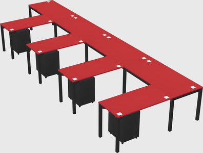 L-shaped desk