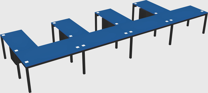 L-shaped desk