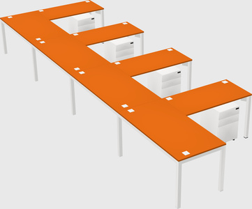 L-shaped desk