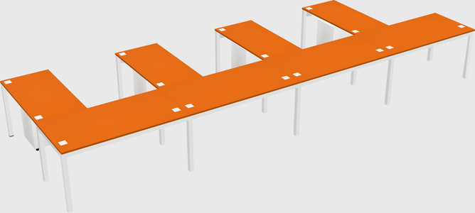 L-shaped desk