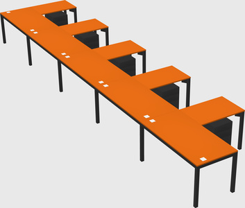 L-shaped desk