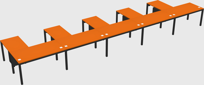 L-shaped desk